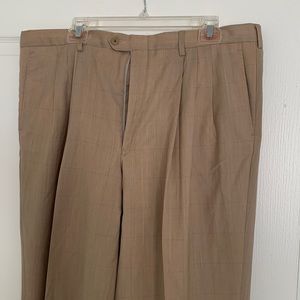 Tan Fierte s.r.l. Dressed Pants (38 Waist/30 Length)